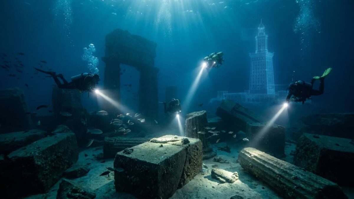Arqueólogos encontram o maior tesouro da humanidade: eles recuperam uma das 7 maravilhas do mundo do fundo do mar