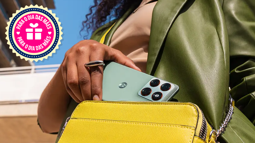 Dia das Mães 2026: Motorola Edge 70 Fusion (256 GB) entra em oferta com 22% OFF