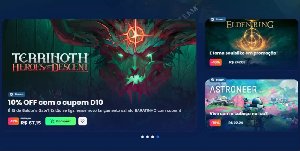 Loja Nuuvem libera cupons de desconto para games e consoles: veja as ofertas!