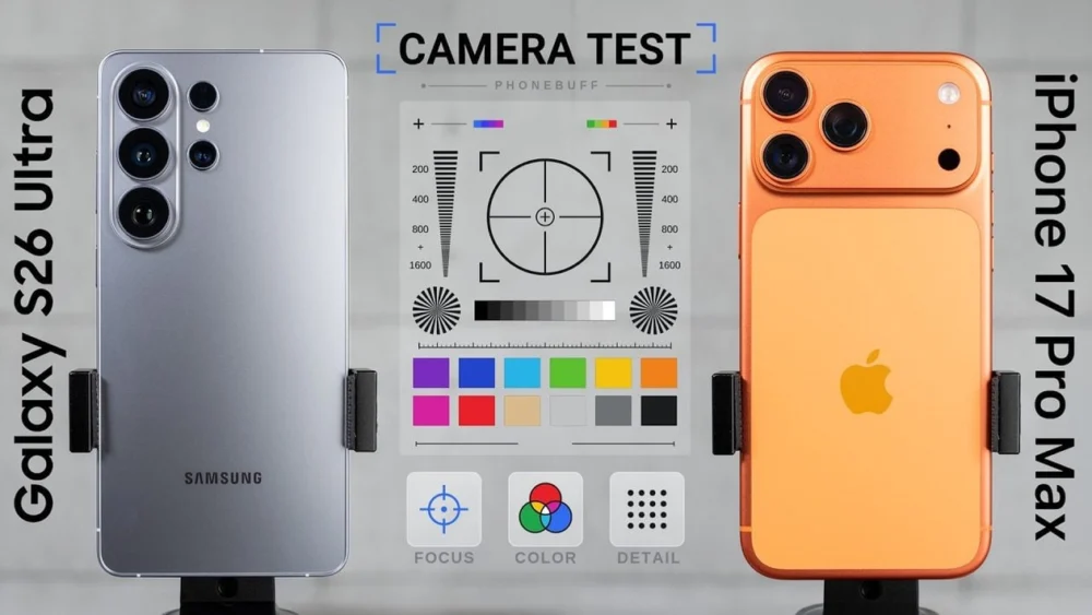 Novo comparativo de câmera mostra disputa equilibrada entre iPhone 17 Pro Max e Galaxy S26 Ultra