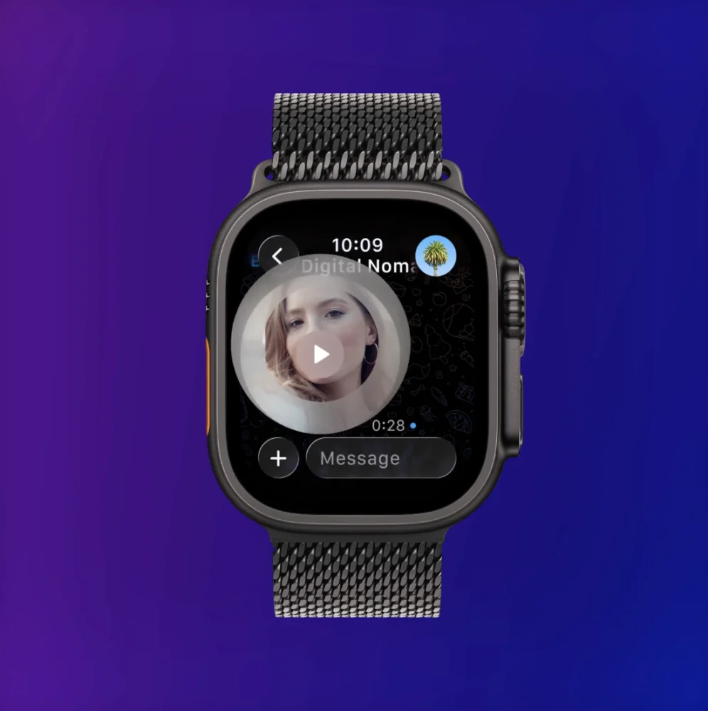 Telegram lança novo aplicativo completo para o Apple Watch