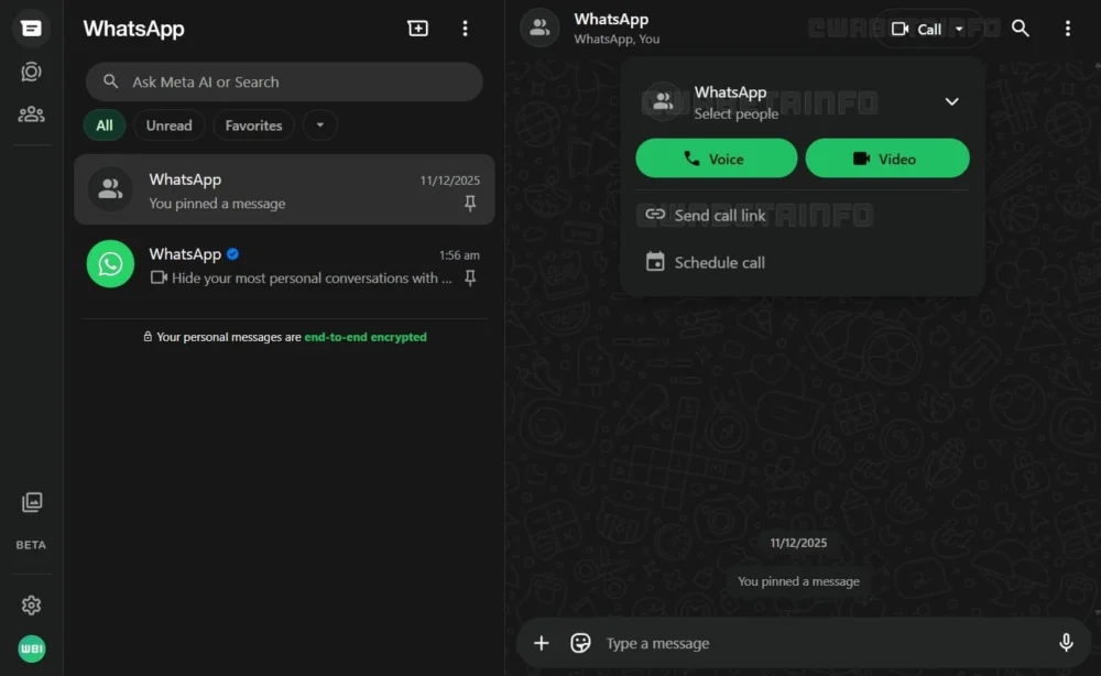 WhatsApp testa suporte a chamadas em grupo na versão web e novo gesto para mensagens temporárias no iOS