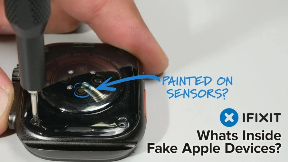 iFixit desmonta Apple Watch Ultra 3, AirPods Max 2 e Pro 3 falsificados
