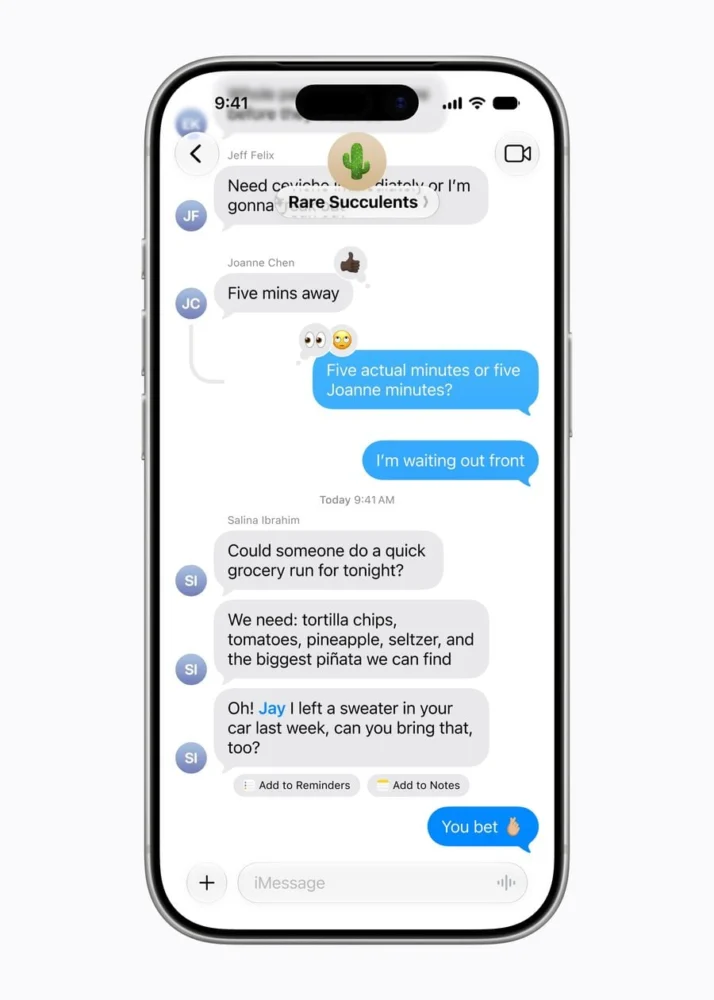 iOS 27: Mensagens terá novos recursos de IA; FaceTime ganhará Captura Dupla dos iPhones 17