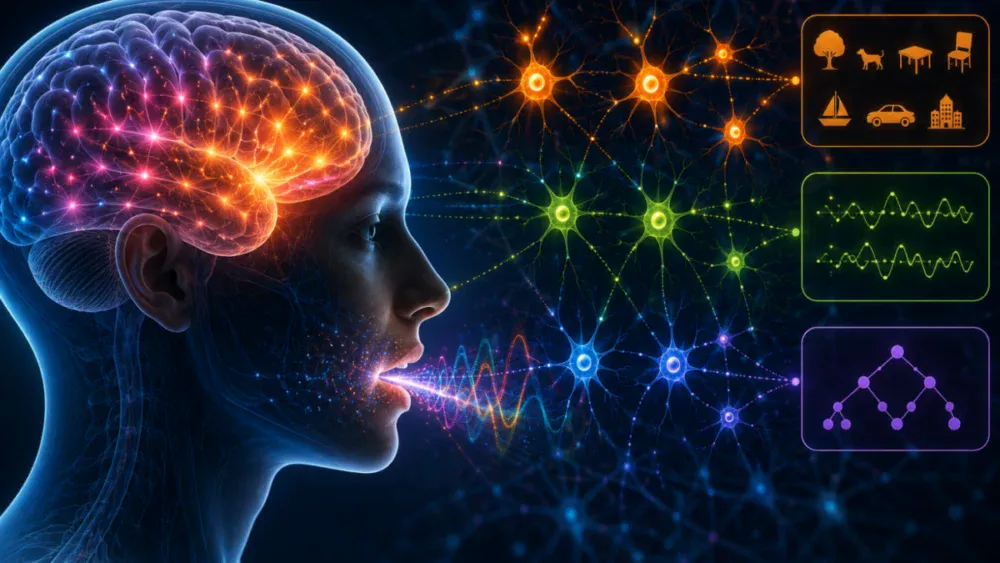 Cientistas observam neurônios em ação e descobrem um mecanismo oculto que organiza cada frase que pronunciamos