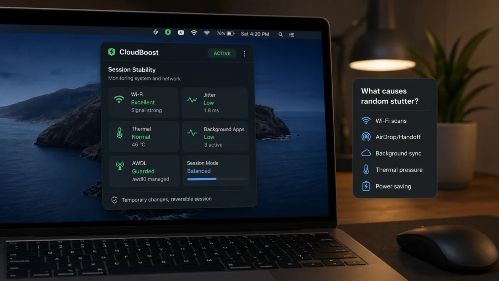 CloudBoost otimiza a experiência de jogos na nuvem no Mac