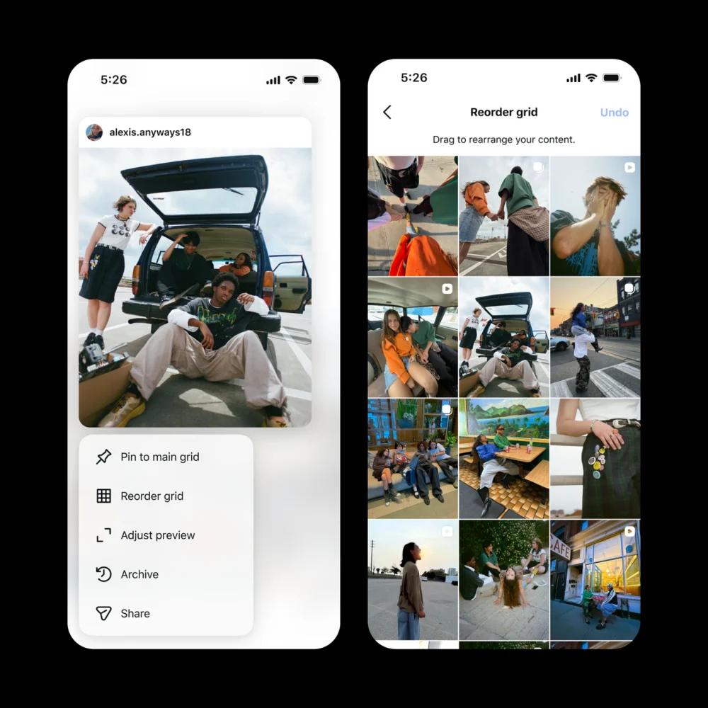 Instagram finalmente libera possibilidade de reordenar a grade do feed