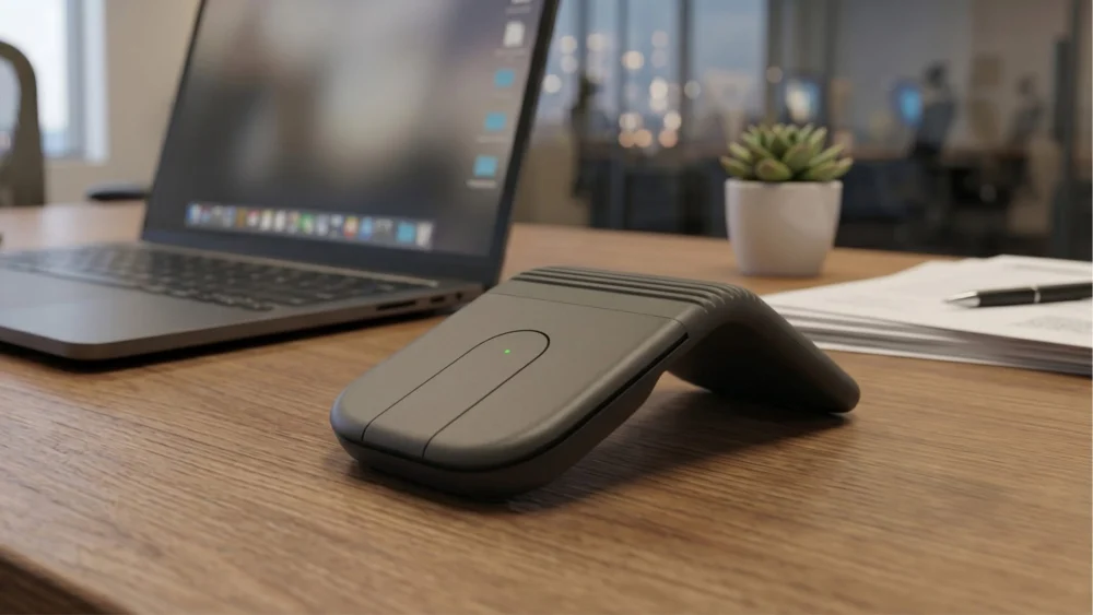 Logitech lança Mobi Fold, mouse dobrável ultraleve para trabalho híbrido