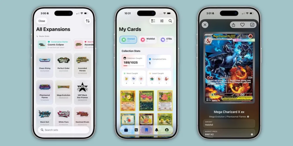 App Route 25 reinventa a experiência de colecionar Pokémon TCG