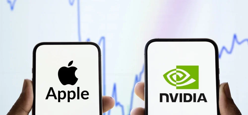 Apple agora vale US$4,9 trilhões; empresa ultrapassou a NVIDIA brevemente em valor de mercado
