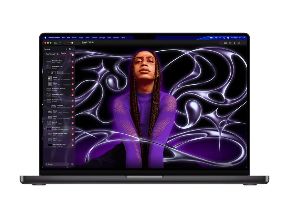 Como alterar/personalizar o espaço de trabalho no Pixelmator Pro para Mac