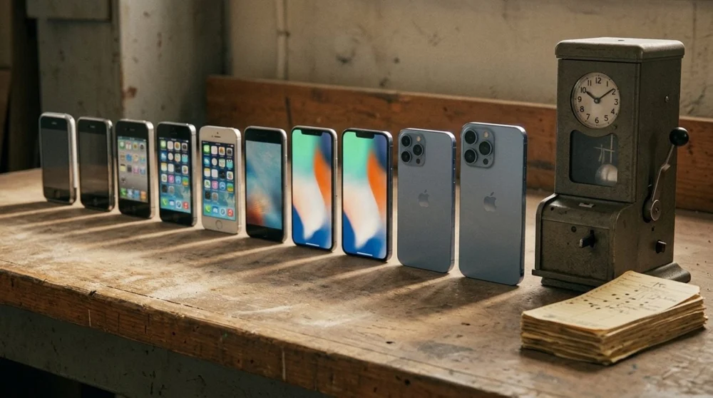 Do primeiro iPhone ao 17: quanto cada geração custou em horas de trabalho, no Brasil e nos EUA
