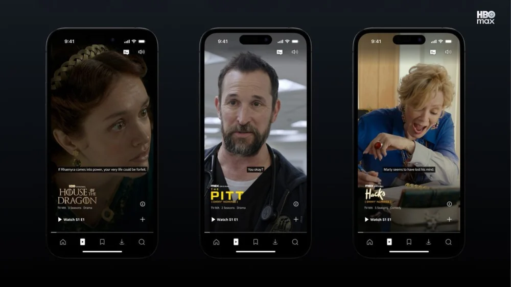 HBO Max testa vídeos curtos na vertical em seu app para iOS nos EUA