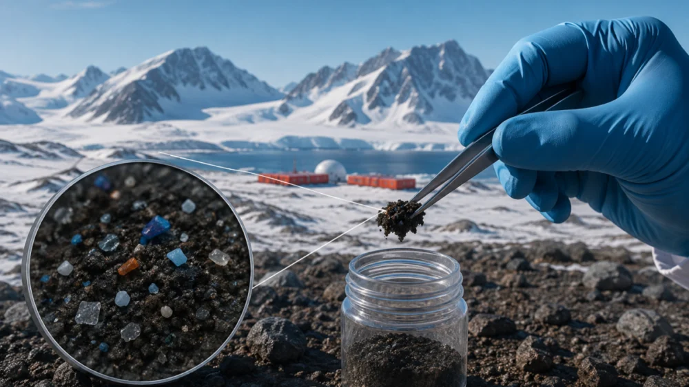 Nanoplásticos são encontrados pela primeira vez em solos do interior da Antártida e preocupam cientistas