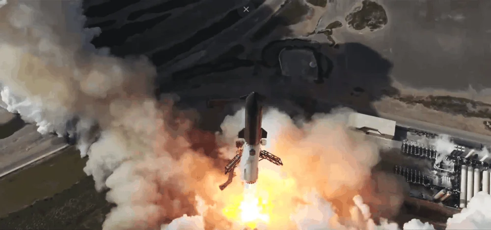 SpaceX lança megafoguete Starship pela décima terceira vez