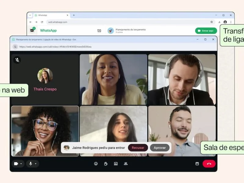 WhatsApp ganha chamadas de vídeo e áudio na versão web; veja como utilizar
