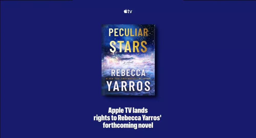 Apple TV adaptará “Peculiar Stars”, futuro romance de Rebecca Yarros