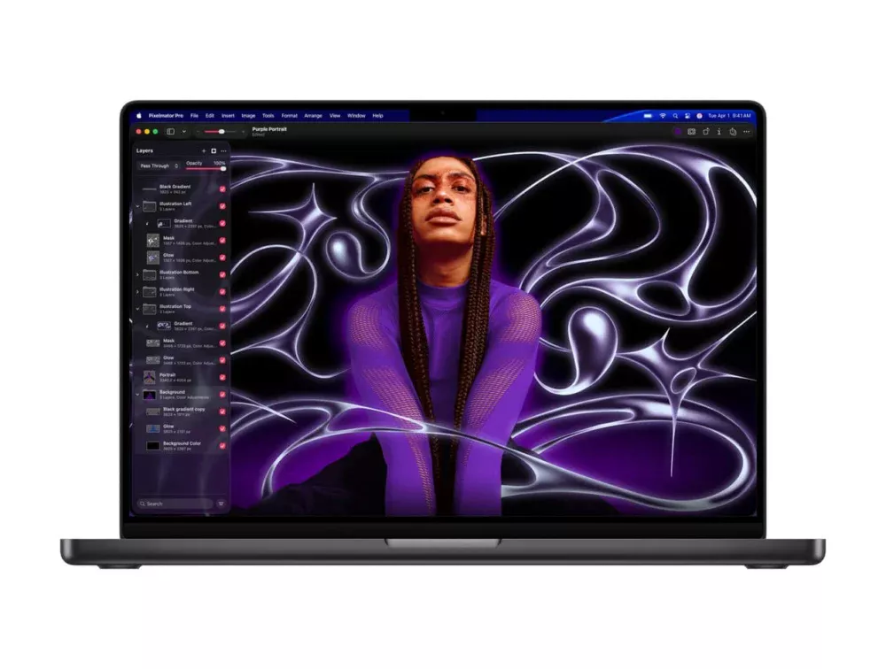 Como alterar/personalizar o espaço de trabalho no Pixelmator Pro para Mac