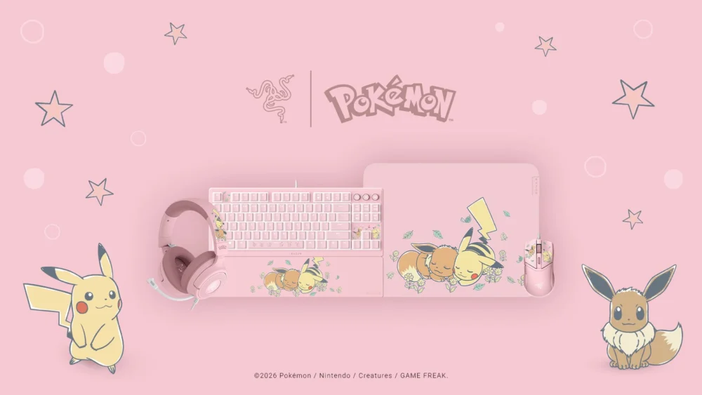 Razer anuncia novos periféricos de Pokémon e Hello Kitty