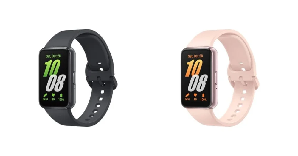 Samsung Galaxy Fit3: smartwatch estiloso em oferta nas cores Grafite e Rosé