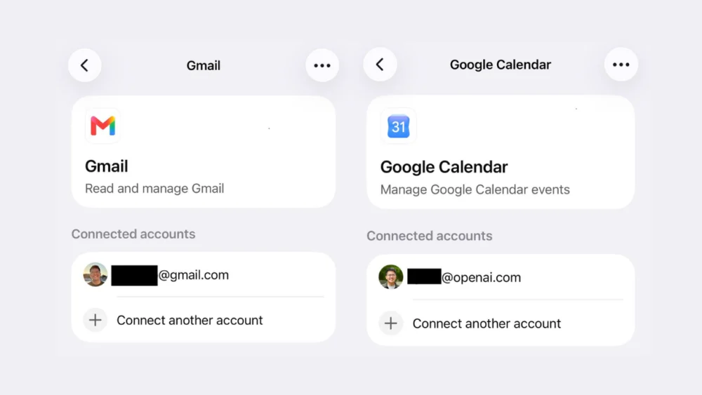 ChatGPT e Codex ganham suporte a múltiplas contas do Google