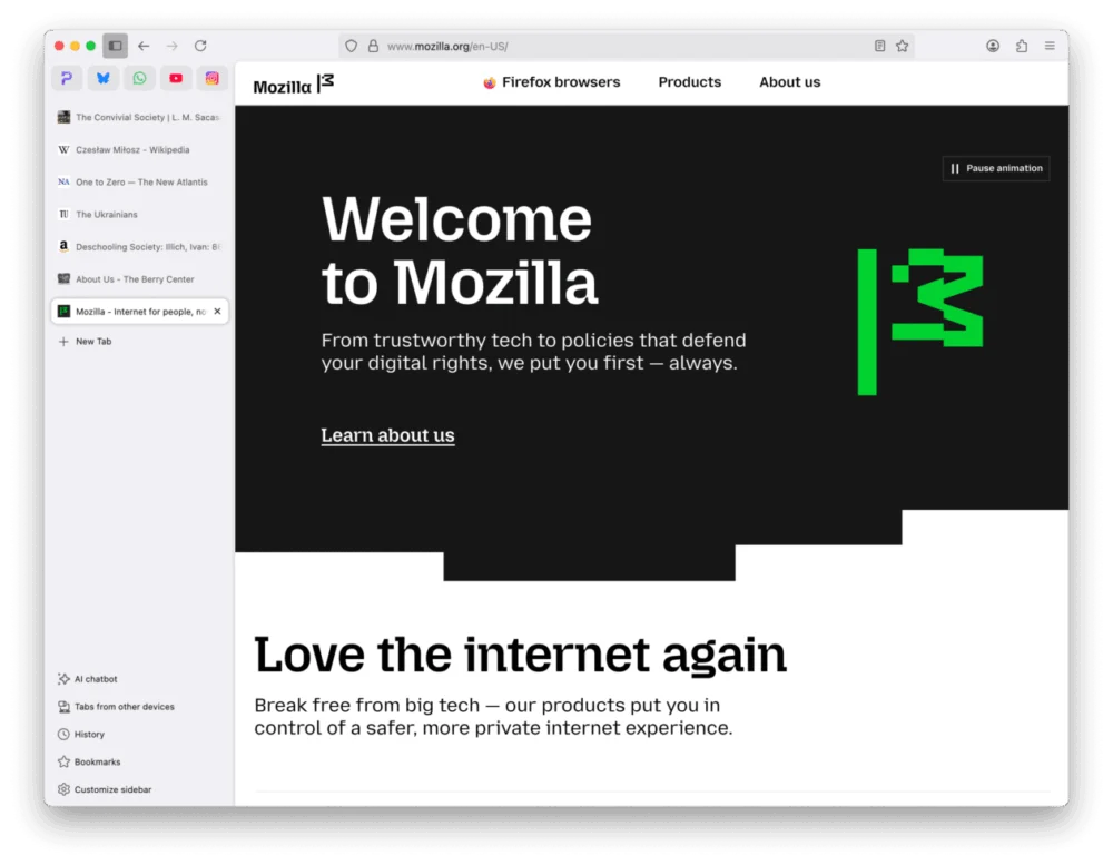 Como usar as abas verticais no Mozilla Firefox