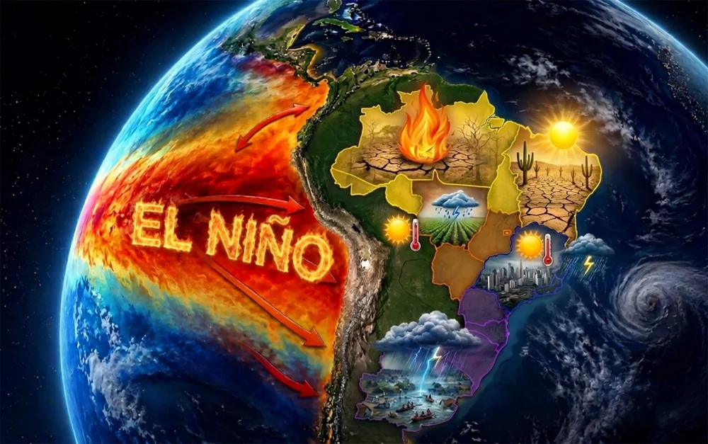 El Niño: chance de fenômeno forte nos próximos meses salta para 95%