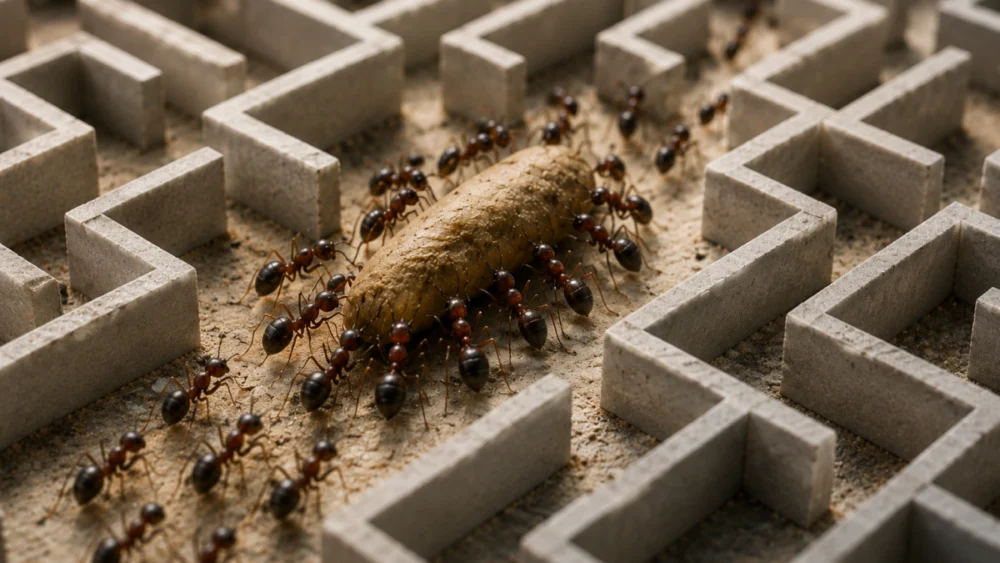 Estudo com labirintos e formigas sugere que a inteligência coletiva pode superar alguns dos melhores modelos de IA