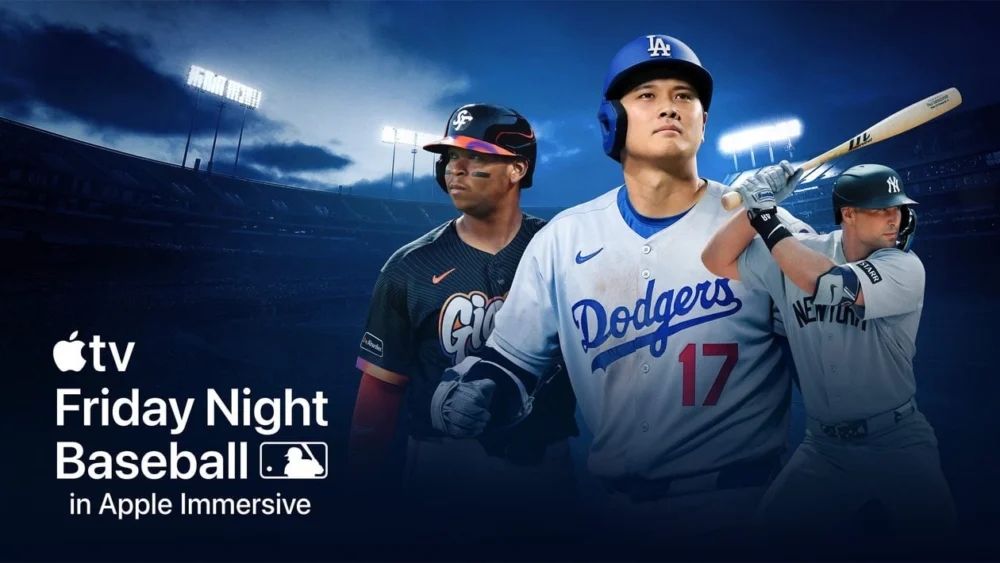 Friday Night Baseball terá transmissões imersivas para o Apple Vision Pro