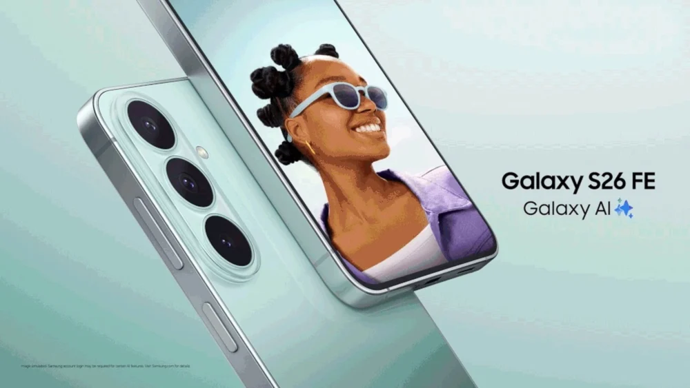 Galaxy S26 FE chega com One UI 9 e câmera com zoom de 3x
