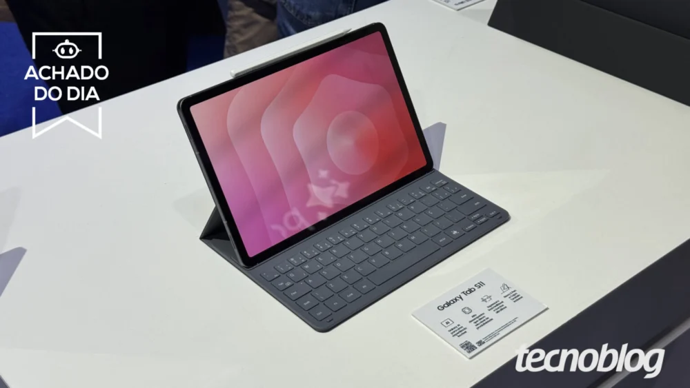 Galaxy Tab S11 5G com 12 GB de RAM volta a cair de preço em promoção