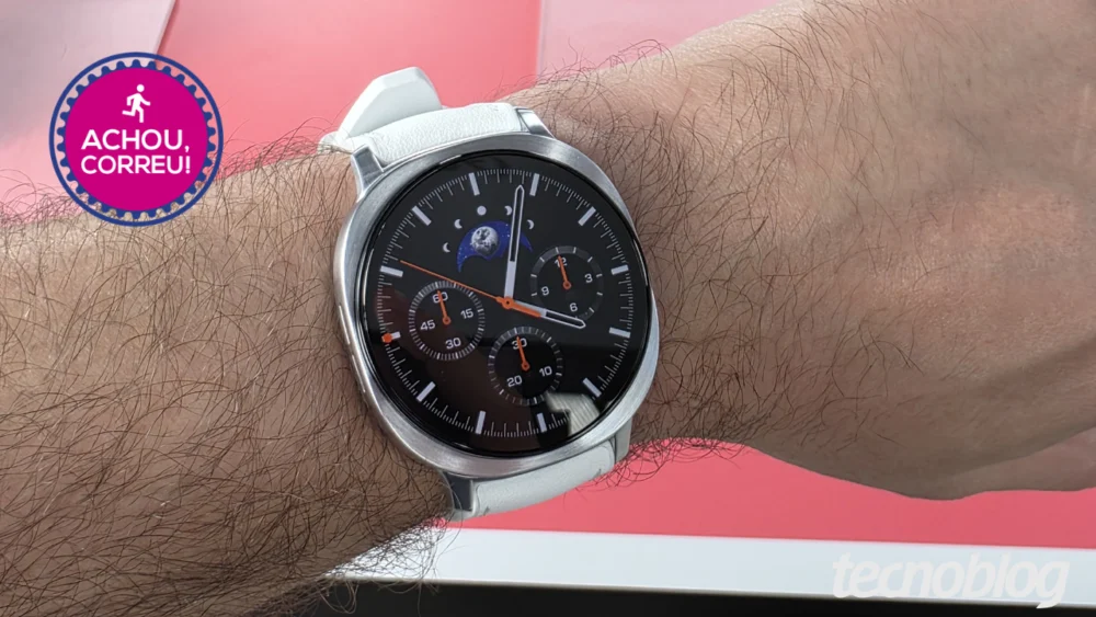 Galaxy Watch 8 BT com inteligência artificial tem queda histórica com cupom