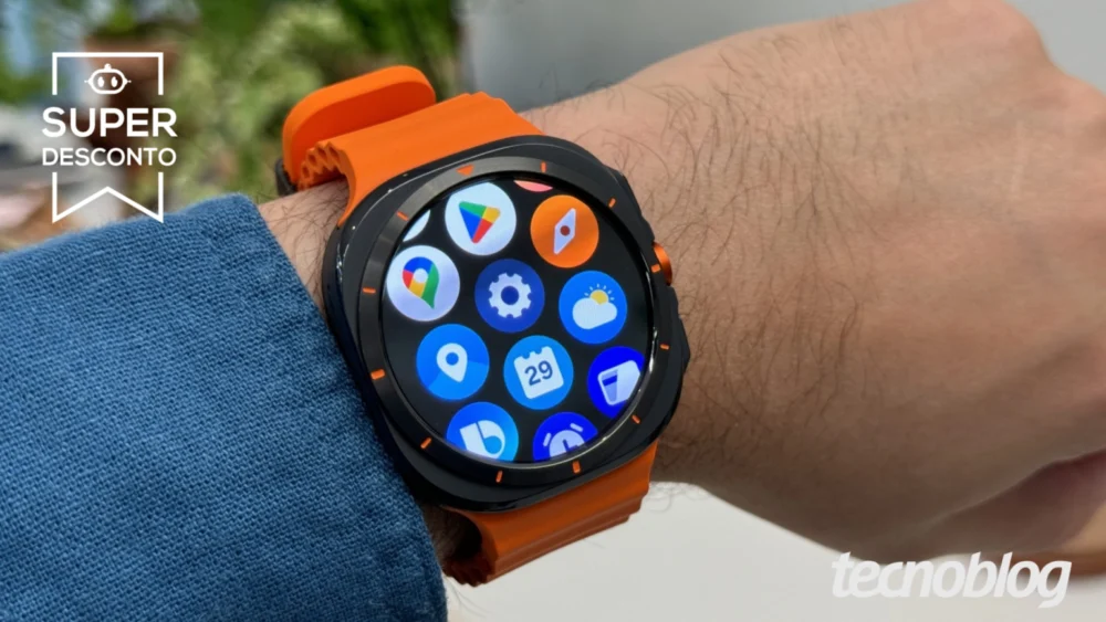 Galaxy Watch Ultra volta a cair de preço e fica 63% mais barato na Amazon
