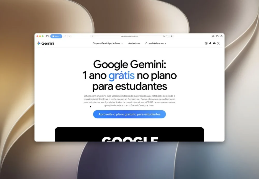 Google oferece um ano grátis do seu plano AI Plus para estudantes; Gemini ganha hub de estudo