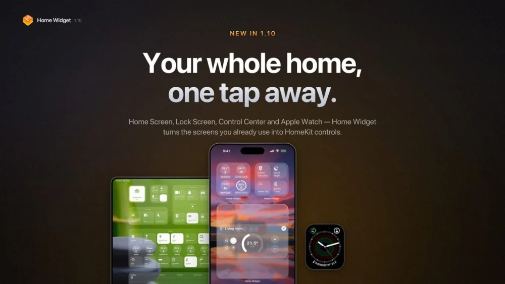 Home Widget ganha suporte ao português, acesso pela Central de Controle e mais