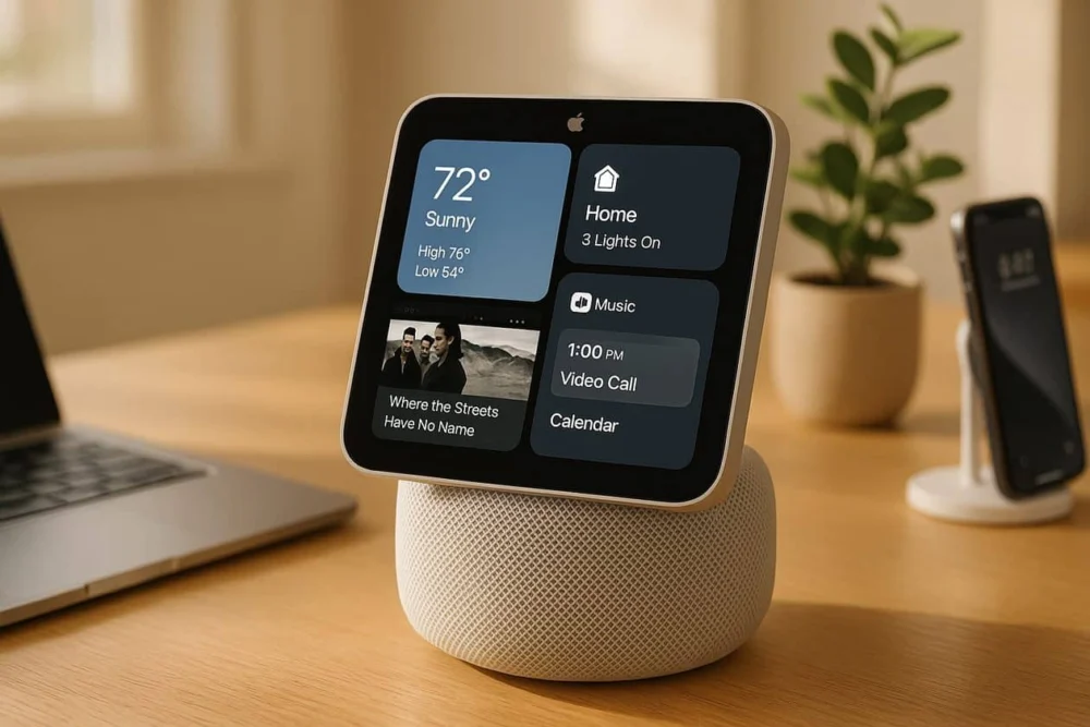 “HomePad” poderá alternar entre perfis com base no reconhecimento facial