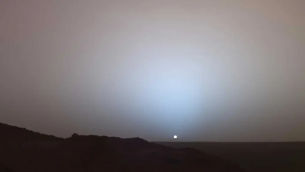 Marte tem céu vermelho e pôr do sol azul; entenda o motivo