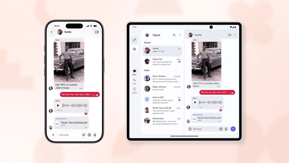 Signal agora permite usar a mesma conta em mais de um smartphone