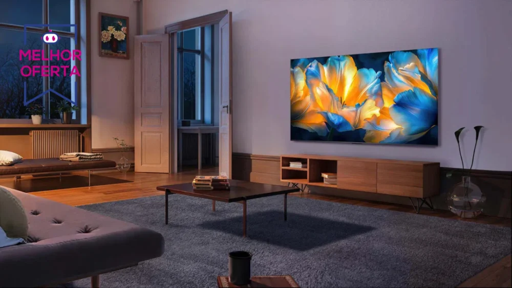 Smart TV TCL Mini LED C6K de 55” recebe oferta mais barata em até 12x