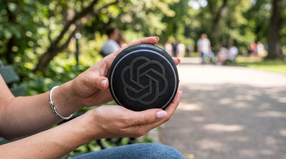 Suposto speaker inteligente da OpenAI poderá ser pequeno, redondo e levado na mão