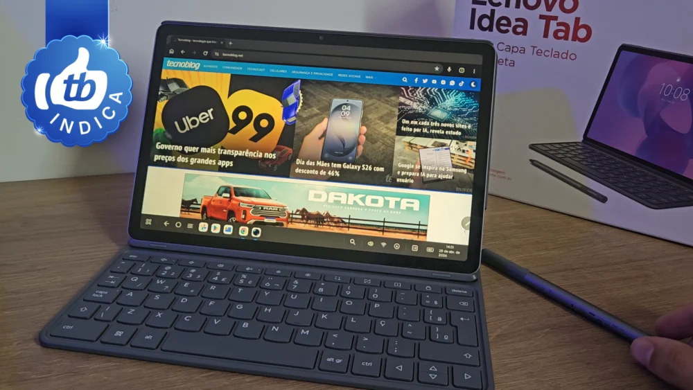 Tablet com teclado em 2026: 6 modelos que já vêm com o acessório na caixa