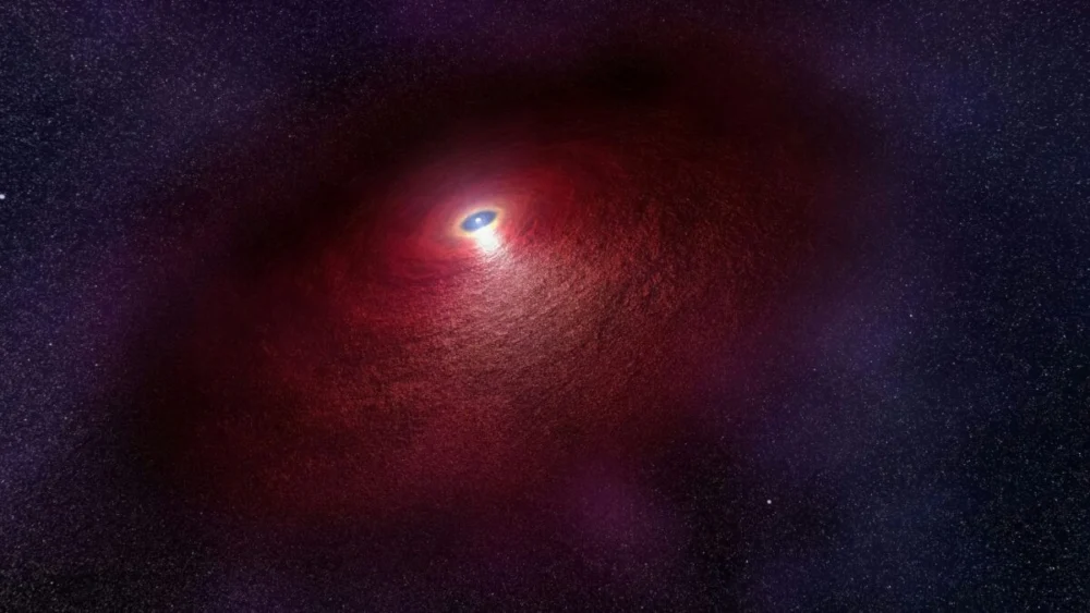 Um ponto vermelho no universo primitivo pode esconder um dos objetos mais estranhos já imaginados pelos astrônomos