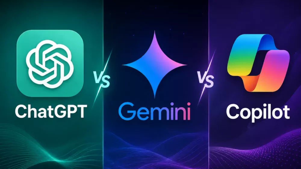 ChatGPT, Gemini ou Copilot: qual assistente de IA vale mais a pena em 2026?