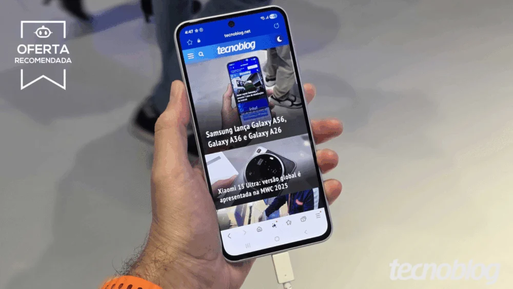 Galaxy A36 (128 GB) surge em promoção com preço imbatível no Mercado Livre