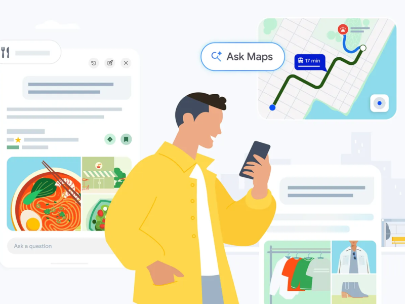 Google lança recurso "Pergunte ao Maps" e passa a responder perguntas complexas dos usuários 