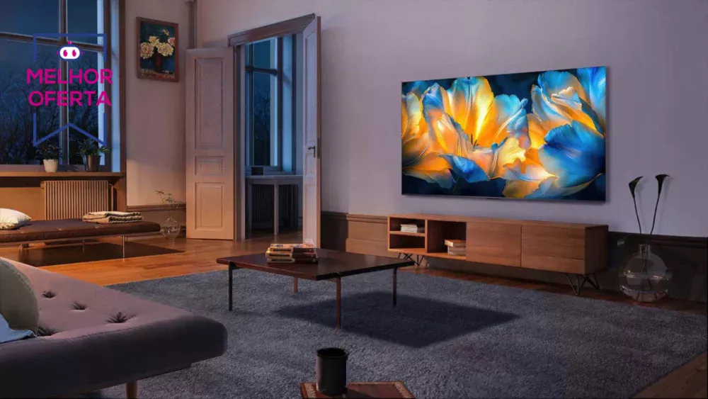 Smart TV TCL Mini LED C6K de 55” recebe oferta mais barata em até 12x