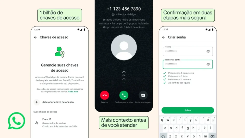 WhatsApp ganha proteções contra invasão de conta e golpes