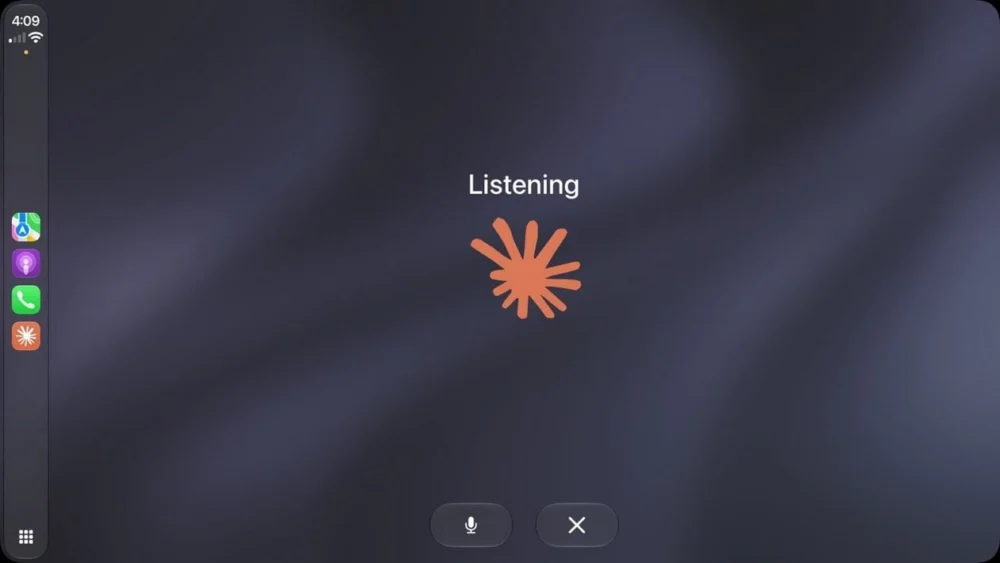 Anthropic disponibiliza aplicativo do Claude para o CarPlay