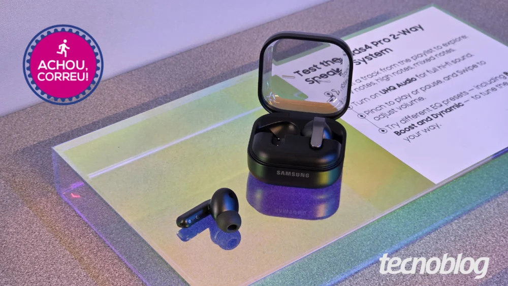 Galaxy Buds 4 Pro atinge 36% OFF na melhor oferta que já encontramos