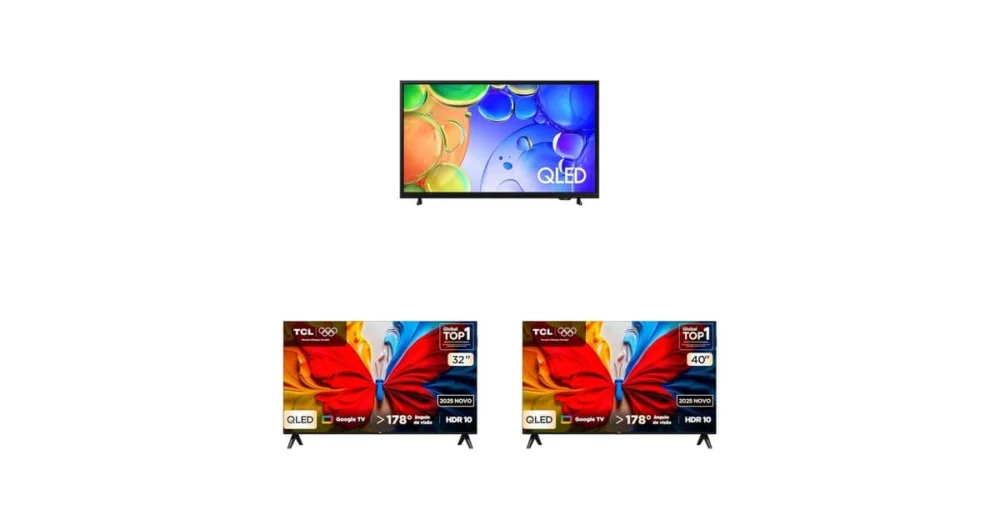 Hora de renovar a sala: seleção de TVs QLED em promoção na Amazon